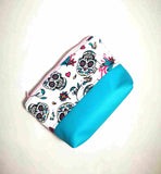 Trousse imperméable Calavera colorée