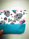 Trousse imperméable Calavera colorée