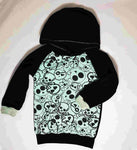 Sweat Crânes en vert T.2ans