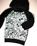 Sweat Crânes en vert T.2ans