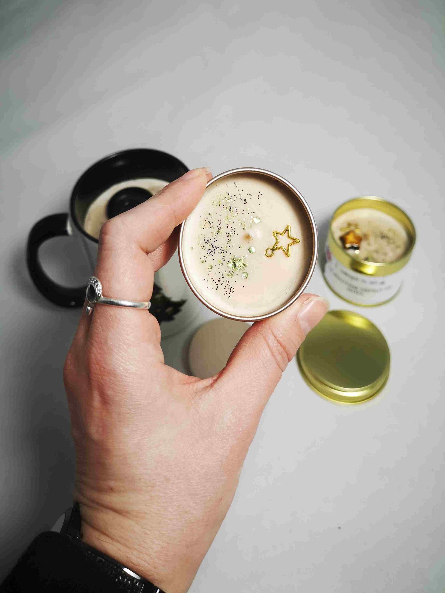 Mini-bougie "Le mauvais esprit de Noël"