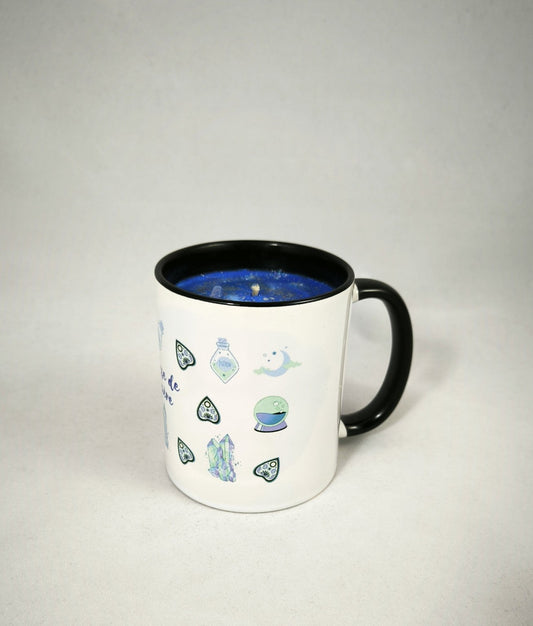 Bougie tasse "ma tasse de sorcière"