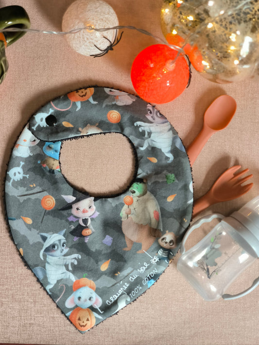 Bavoir bébé "Halloween Mignon"