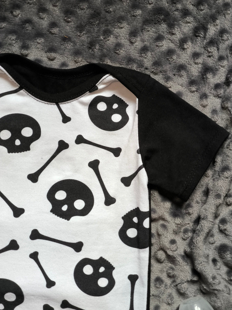 Body bébé "Petit Pirate" - Noir & blanc T.62cm/6m