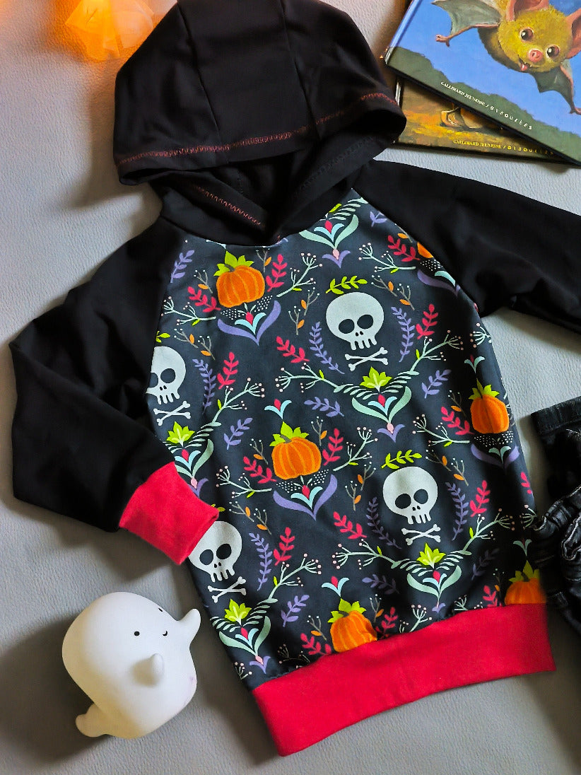 Sweat enfant – Skull & Citrouilles T.2ans / 92 cm