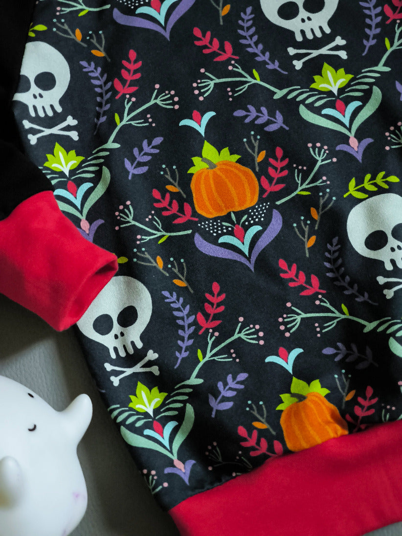 Sweat enfant – Skull & Citrouilles T.2ans / 92 cm
