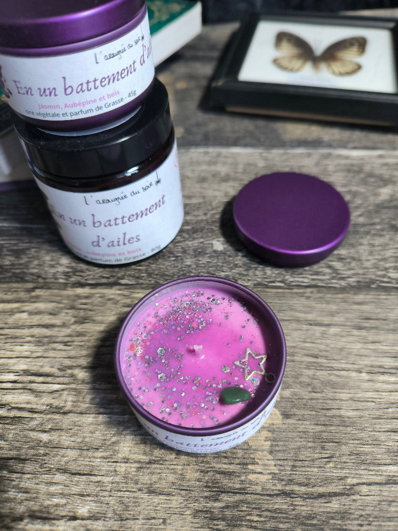 Mini-bougie En un battement d'ailes