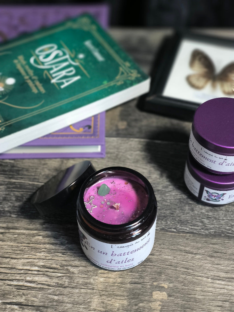 Bougie En un battement d'ailes - Edition pot ambré mystérieux