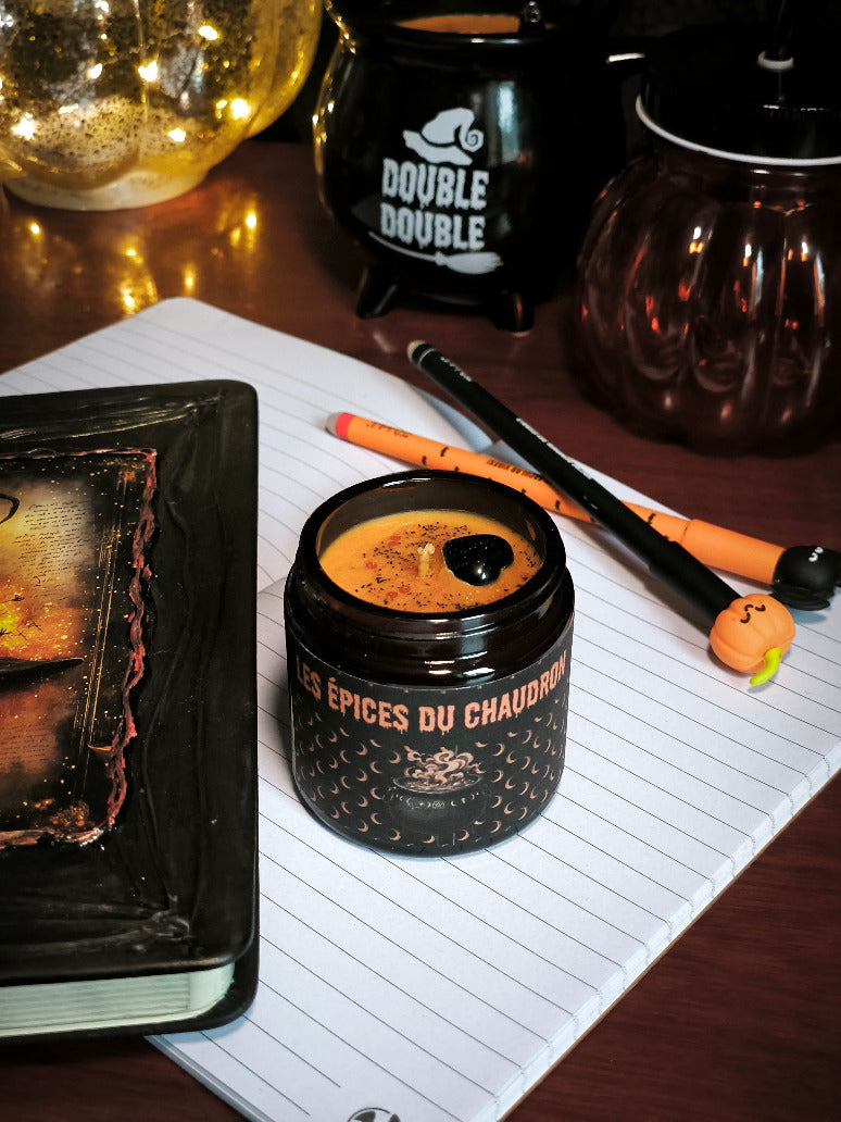Bougie parfumée Les épices du Chaurdon - Edition pot ambré, épicé et chaleureux