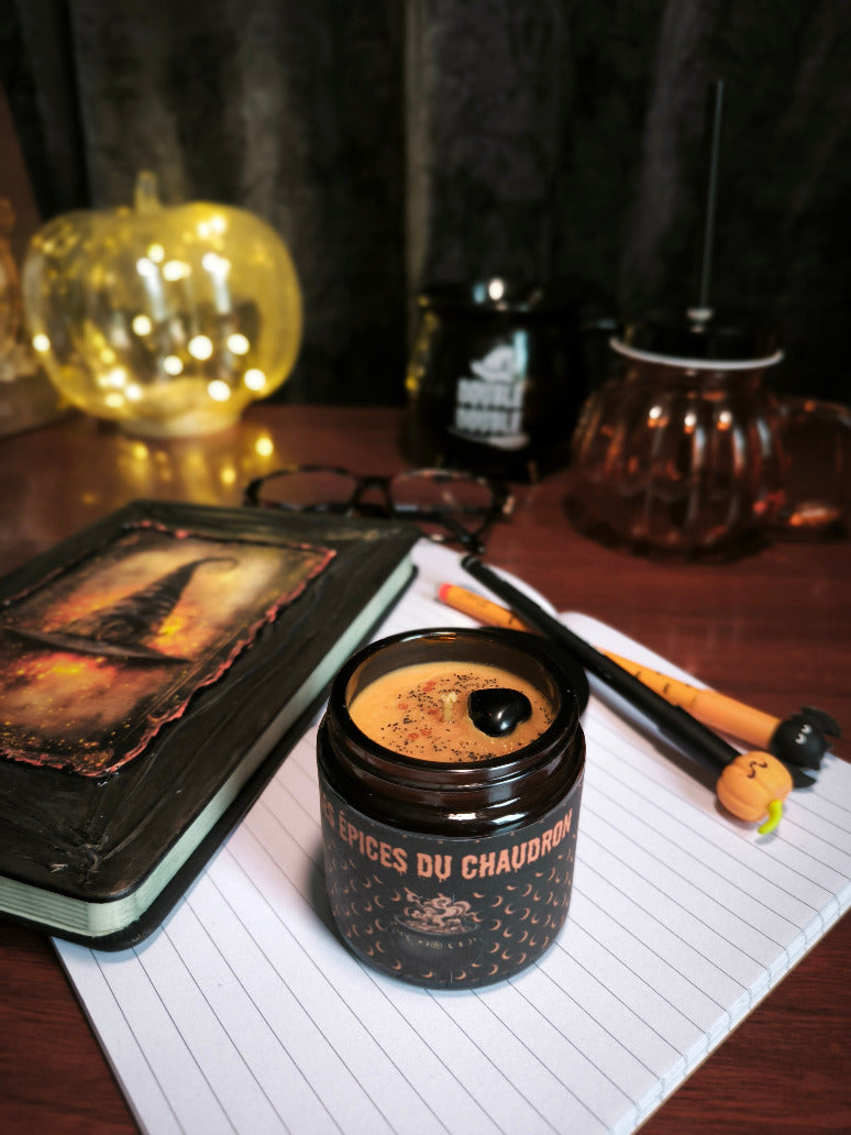 Bougie parfumée Les épices du Chaurdon - Edition pot ambré, épicé et chaleureux