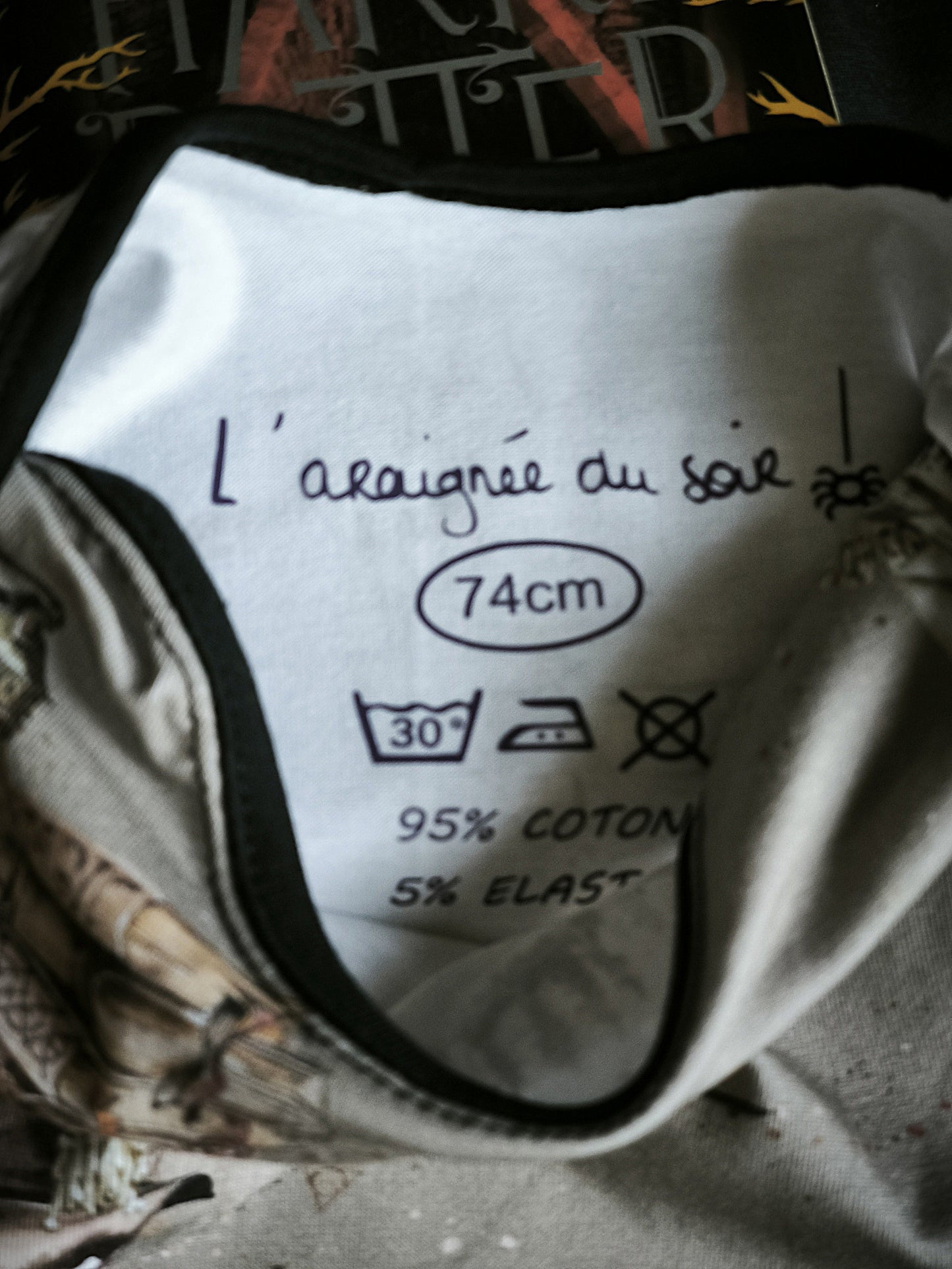 Body bébé magique – Chouette & lettres enchantées T.74cm/12m