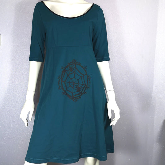 Robe camée turquoise T.L