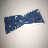 Bandeau cache-oreilles ADULTE bleu